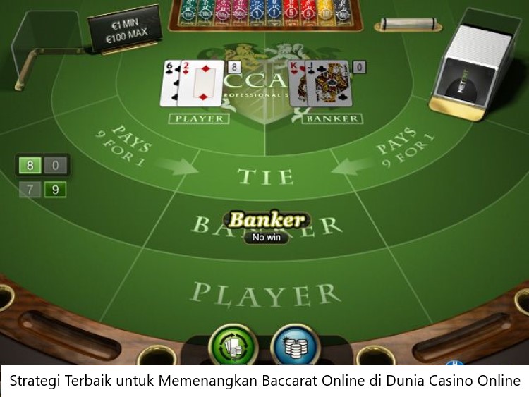 Strategi Terbaik untuk Memenangkan Baccarat Online di Dunia Casino Online